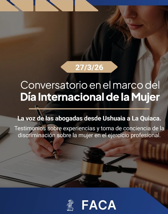FACA - Conversatorio por el Día Internacional de la Mujer - 27/03/2026